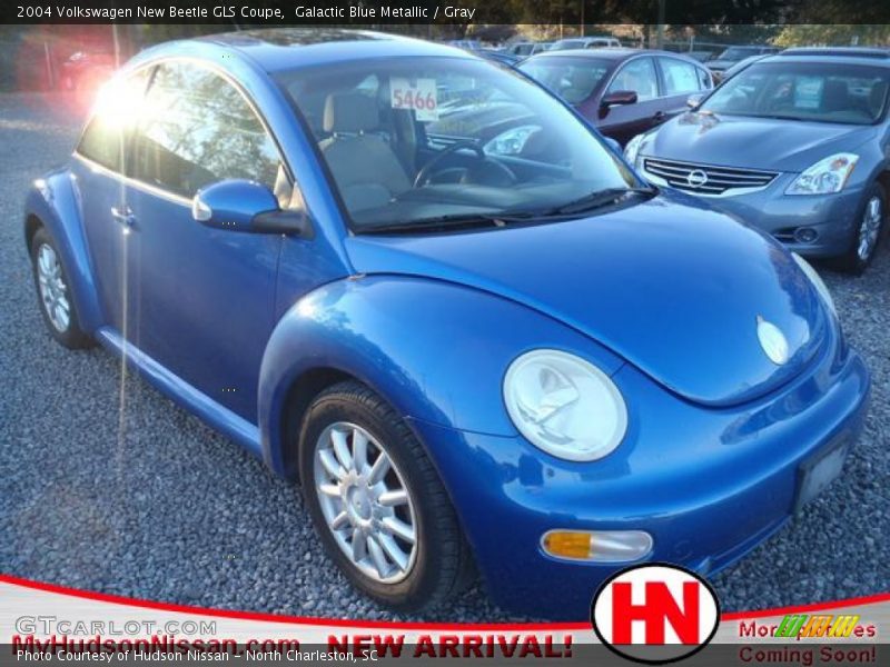 Galactic Blue Metallic / Gray 2004 Volkswagen New Beetle GLS Coupe