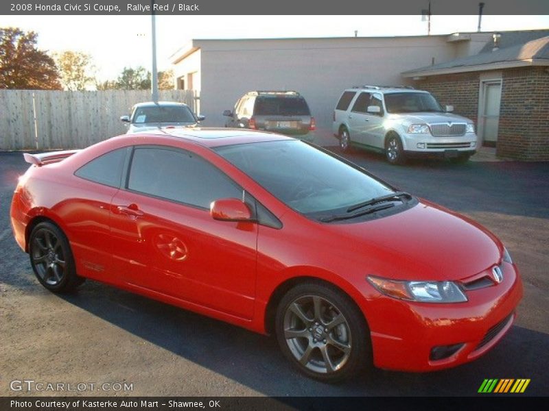 Rallye Red / Black 2008 Honda Civic Si Coupe