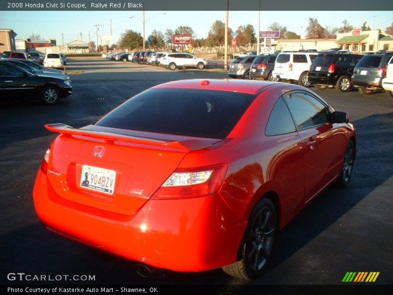 Rallye Red / Black 2008 Honda Civic Si Coupe