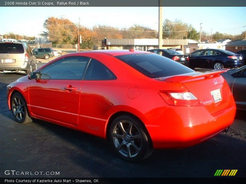 Rallye Red / Black 2008 Honda Civic Si Coupe