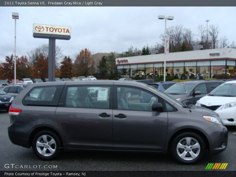 Predawn Gray Mica / Light Gray 2011 Toyota Sienna V6