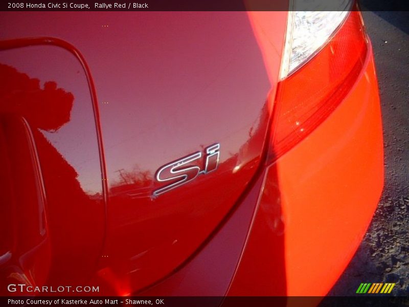 Rallye Red / Black 2008 Honda Civic Si Coupe