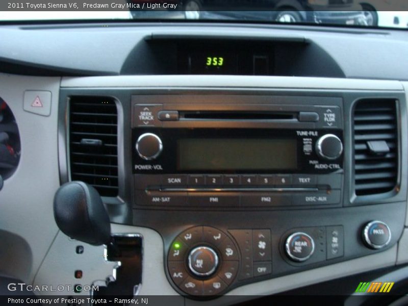 Predawn Gray Mica / Light Gray 2011 Toyota Sienna V6