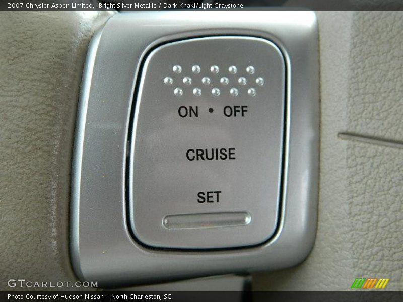 Bright Silver Metallic / Dark Khaki/Light Graystone 2007 Chrysler Aspen Limited