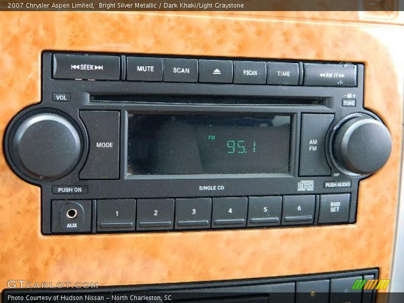 Bright Silver Metallic / Dark Khaki/Light Graystone 2007 Chrysler Aspen Limited