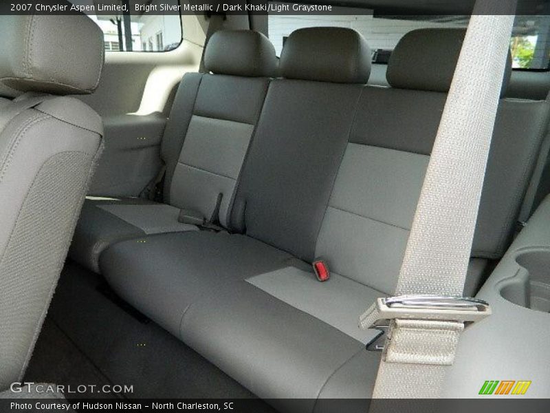 Bright Silver Metallic / Dark Khaki/Light Graystone 2007 Chrysler Aspen Limited