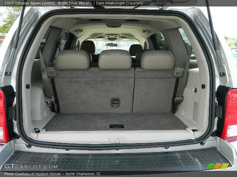 Bright Silver Metallic / Dark Khaki/Light Graystone 2007 Chrysler Aspen Limited