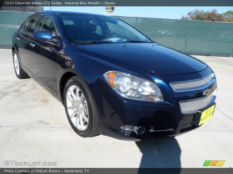 Imperial Blue Metallic / Ebony 2010 Chevrolet Malibu LTZ Sedan