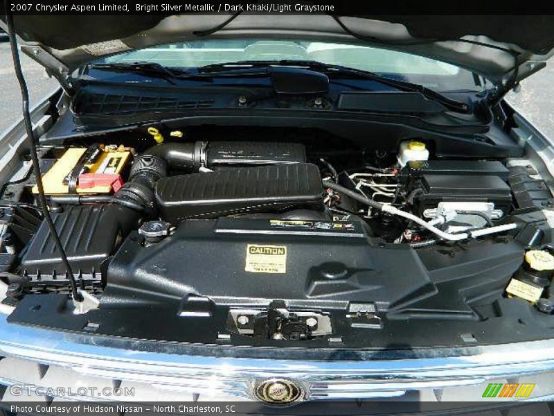 Bright Silver Metallic / Dark Khaki/Light Graystone 2007 Chrysler Aspen Limited