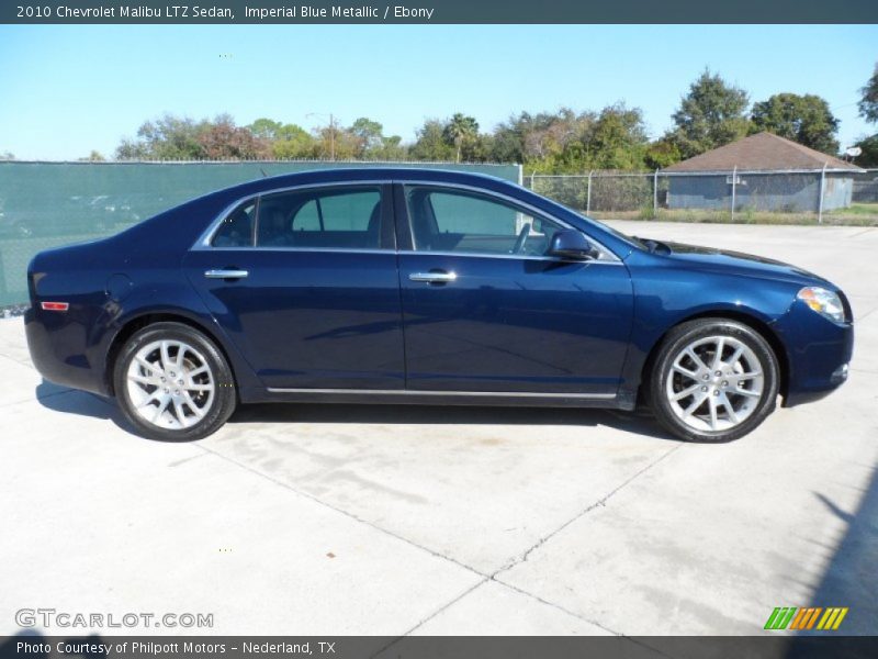 Imperial Blue Metallic / Ebony 2010 Chevrolet Malibu LTZ Sedan