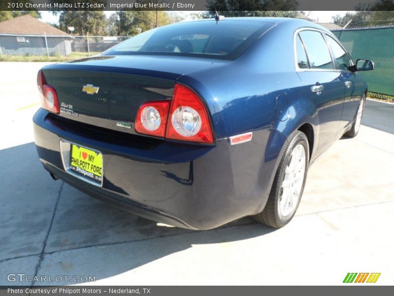 Imperial Blue Metallic / Ebony 2010 Chevrolet Malibu LTZ Sedan
