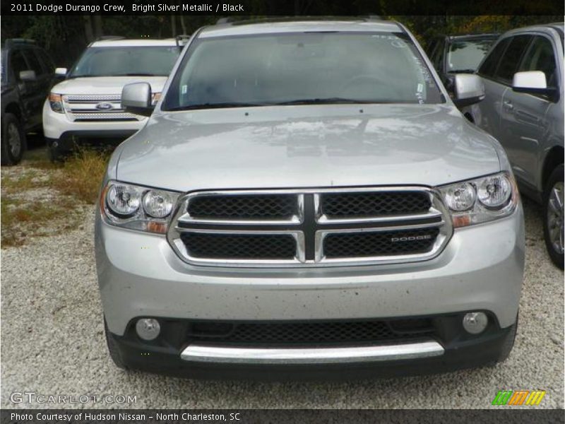Bright Silver Metallic / Black 2011 Dodge Durango Crew