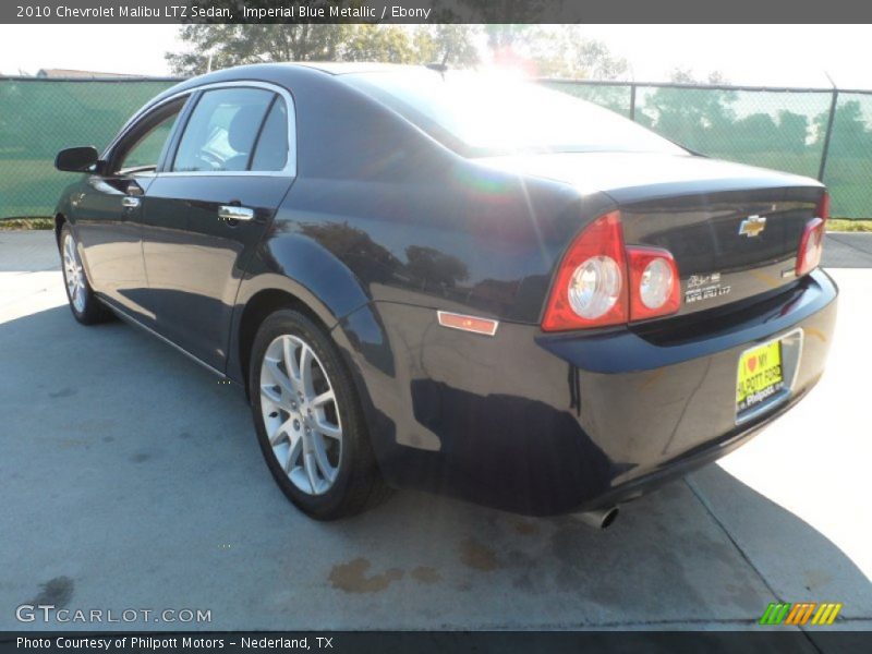 Imperial Blue Metallic / Ebony 2010 Chevrolet Malibu LTZ Sedan