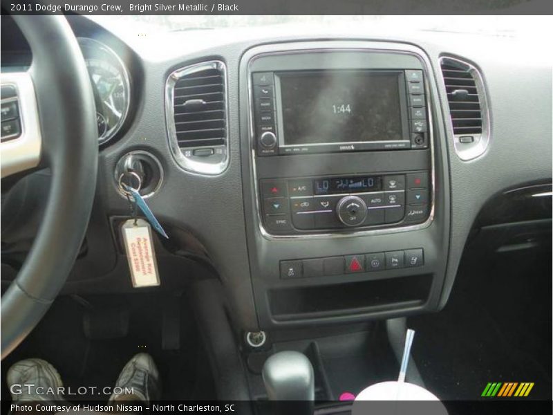 Bright Silver Metallic / Black 2011 Dodge Durango Crew