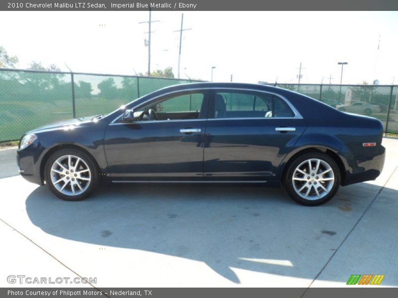 Imperial Blue Metallic / Ebony 2010 Chevrolet Malibu LTZ Sedan