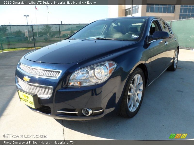 Imperial Blue Metallic / Ebony 2010 Chevrolet Malibu LTZ Sedan