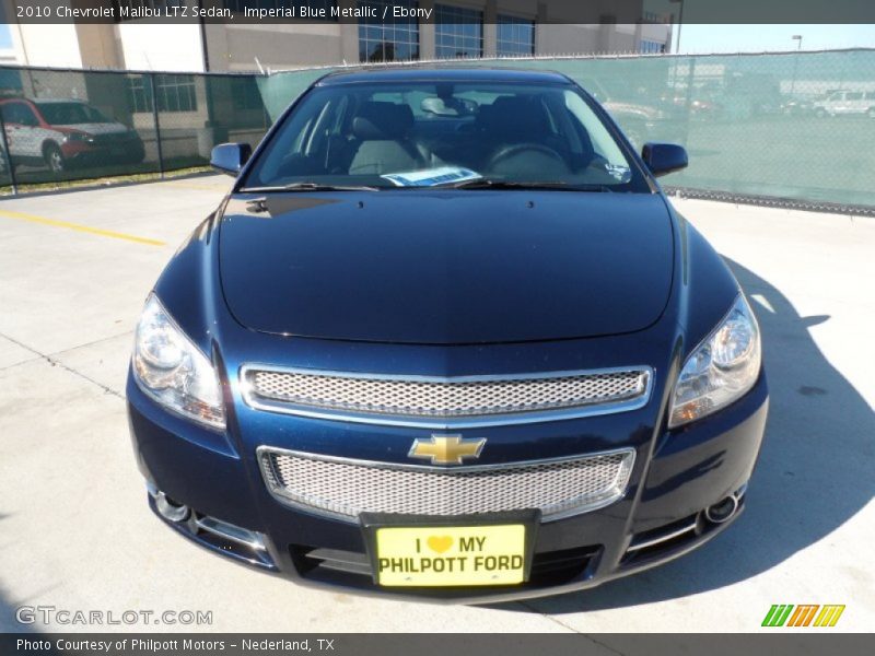 Imperial Blue Metallic / Ebony 2010 Chevrolet Malibu LTZ Sedan