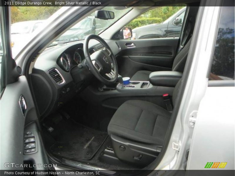 Bright Silver Metallic / Black 2011 Dodge Durango Crew