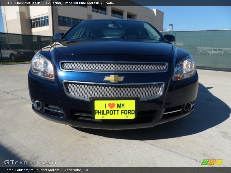 Imperial Blue Metallic / Ebony 2010 Chevrolet Malibu LTZ Sedan