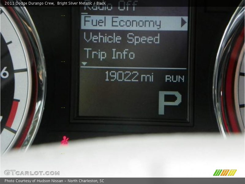 Bright Silver Metallic / Black 2011 Dodge Durango Crew