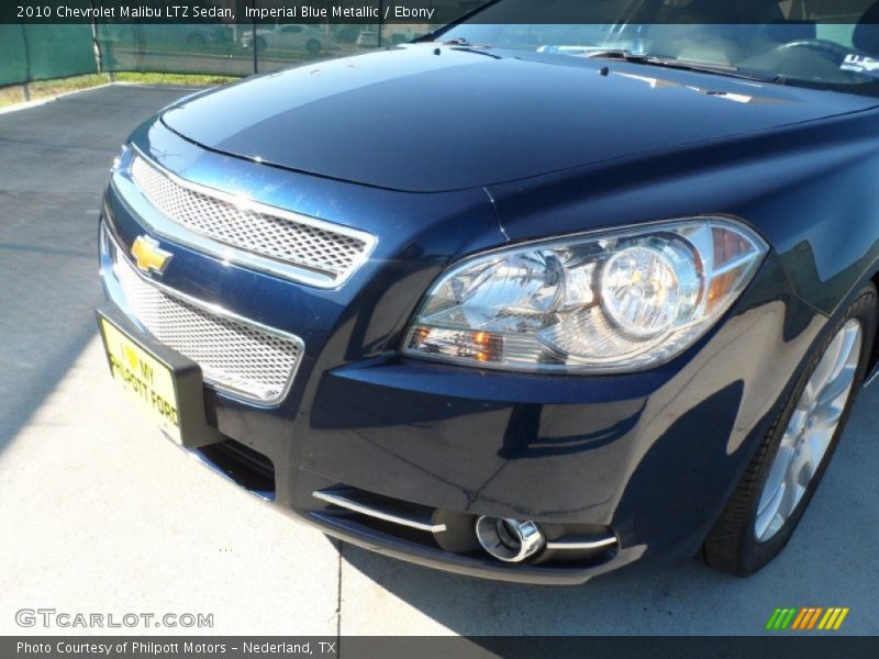 Imperial Blue Metallic / Ebony 2010 Chevrolet Malibu LTZ Sedan