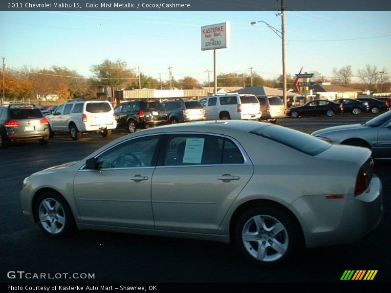 Gold Mist Metallic / Cocoa/Cashmere 2011 Chevrolet Malibu LS