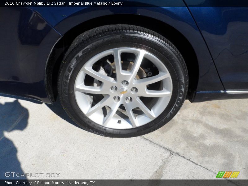 Imperial Blue Metallic / Ebony 2010 Chevrolet Malibu LTZ Sedan
