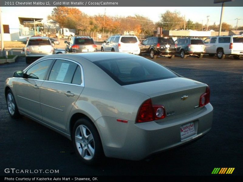 Gold Mist Metallic / Cocoa/Cashmere 2011 Chevrolet Malibu LS