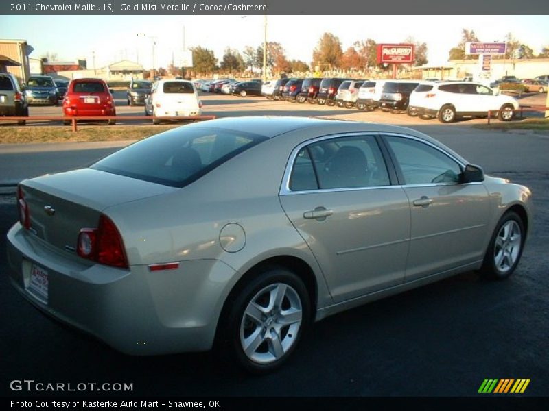Gold Mist Metallic / Cocoa/Cashmere 2011 Chevrolet Malibu LS