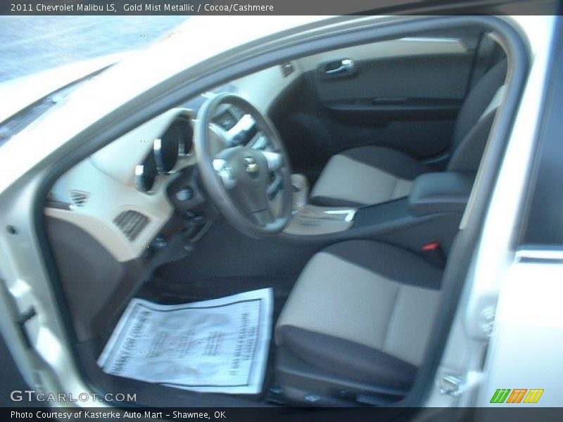 Gold Mist Metallic / Cocoa/Cashmere 2011 Chevrolet Malibu LS
