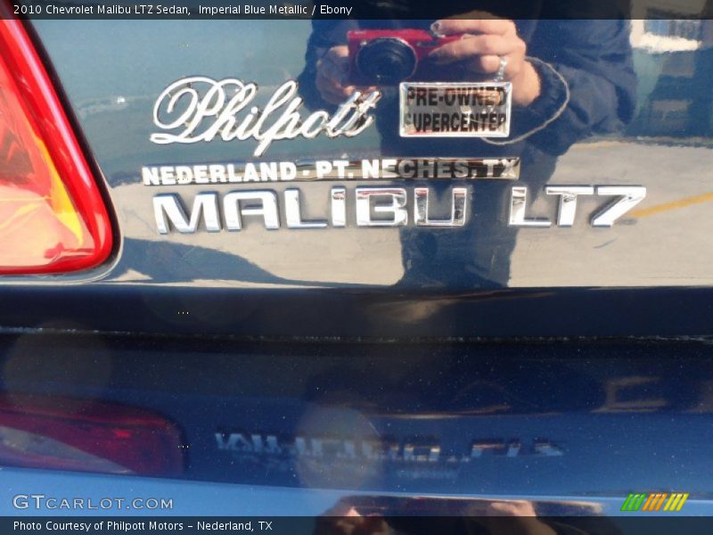 Imperial Blue Metallic / Ebony 2010 Chevrolet Malibu LTZ Sedan