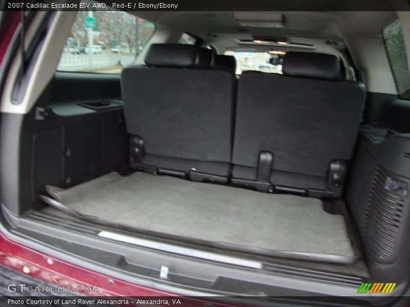Red-E / Ebony/Ebony 2007 Cadillac Escalade ESV AWD