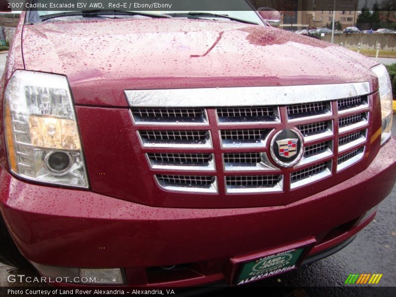 Red-E / Ebony/Ebony 2007 Cadillac Escalade ESV AWD