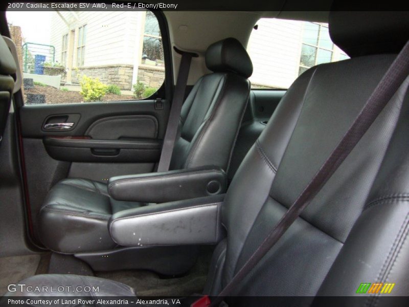 Red-E / Ebony/Ebony 2007 Cadillac Escalade ESV AWD