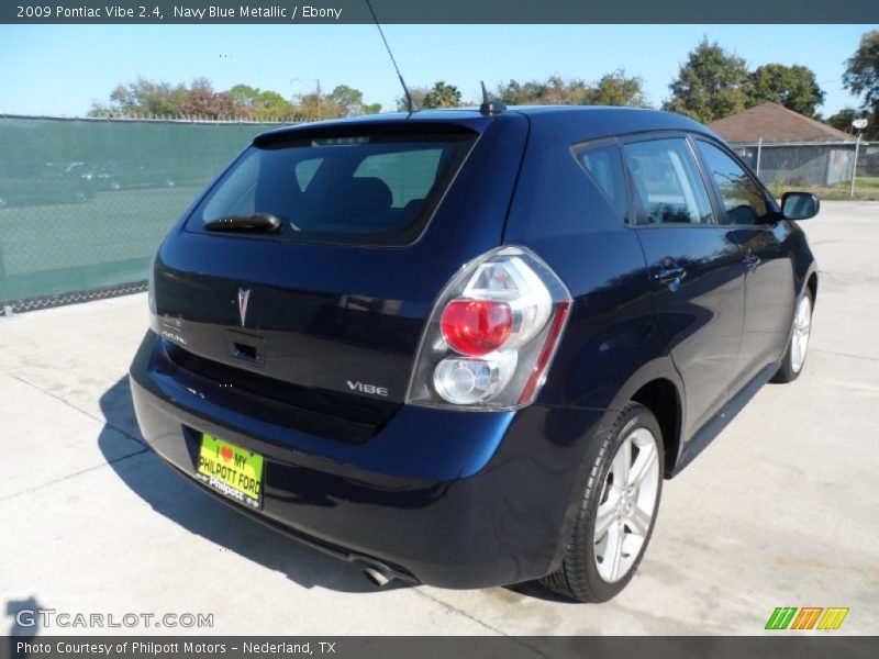 Navy Blue Metallic / Ebony 2009 Pontiac Vibe 2.4
