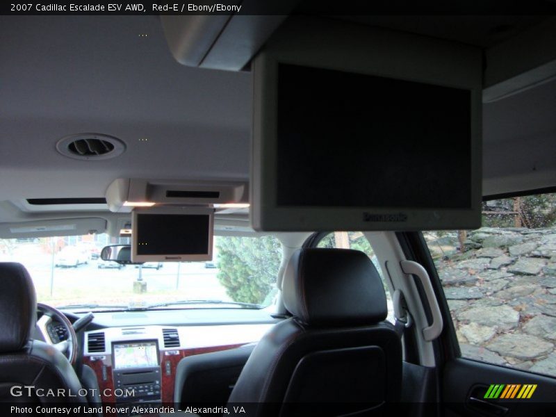 Red-E / Ebony/Ebony 2007 Cadillac Escalade ESV AWD
