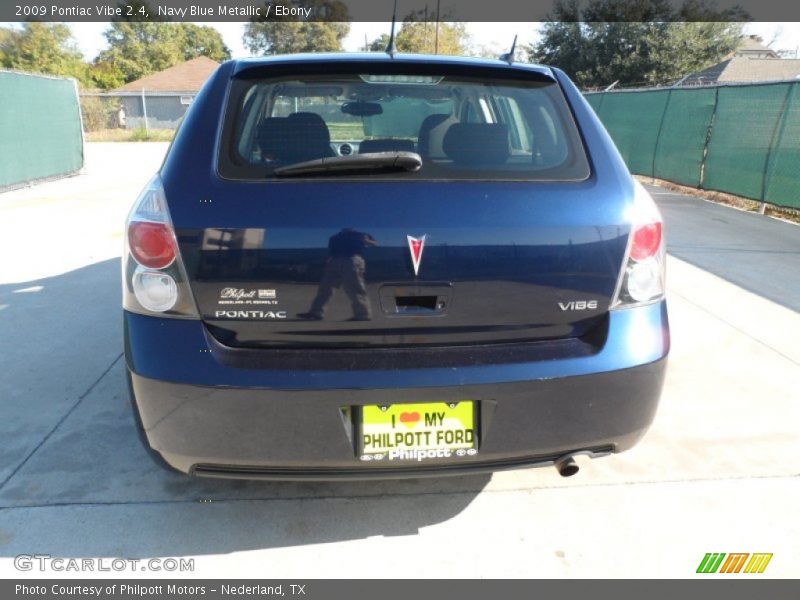 Navy Blue Metallic / Ebony 2009 Pontiac Vibe 2.4