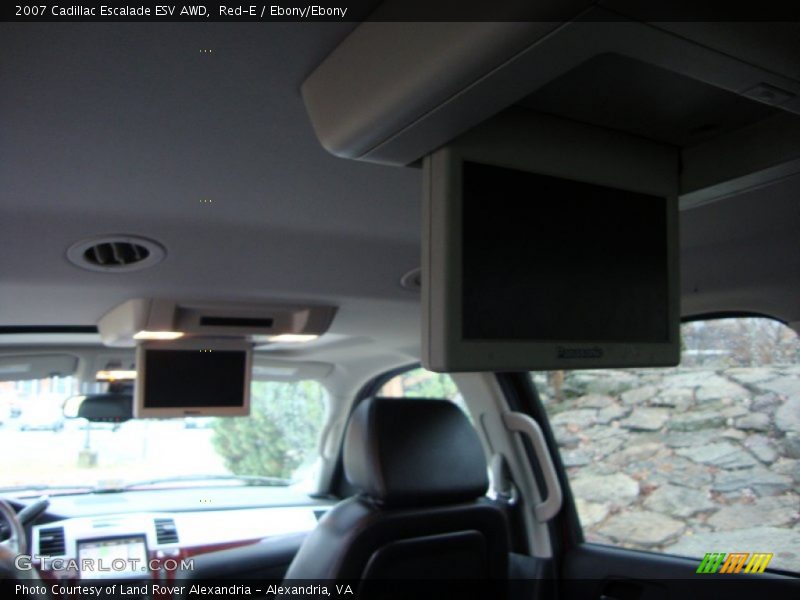 Red-E / Ebony/Ebony 2007 Cadillac Escalade ESV AWD