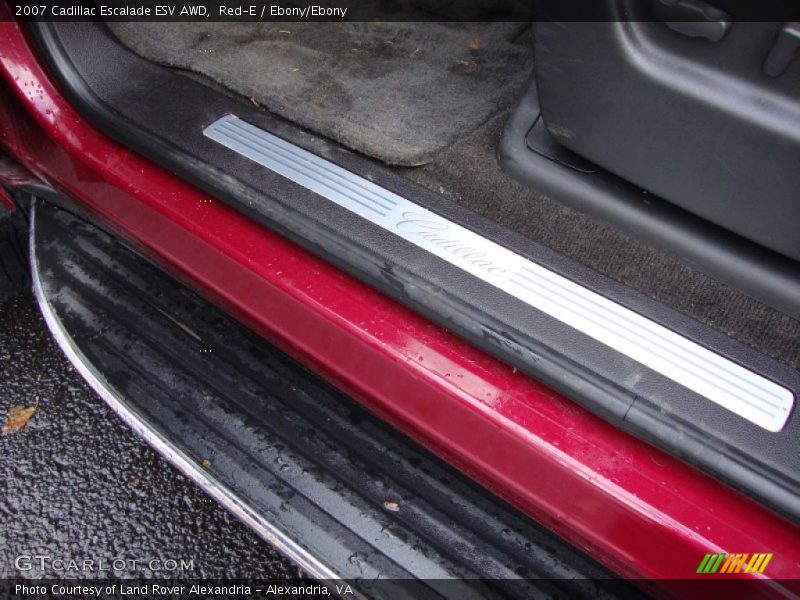 Red-E / Ebony/Ebony 2007 Cadillac Escalade ESV AWD