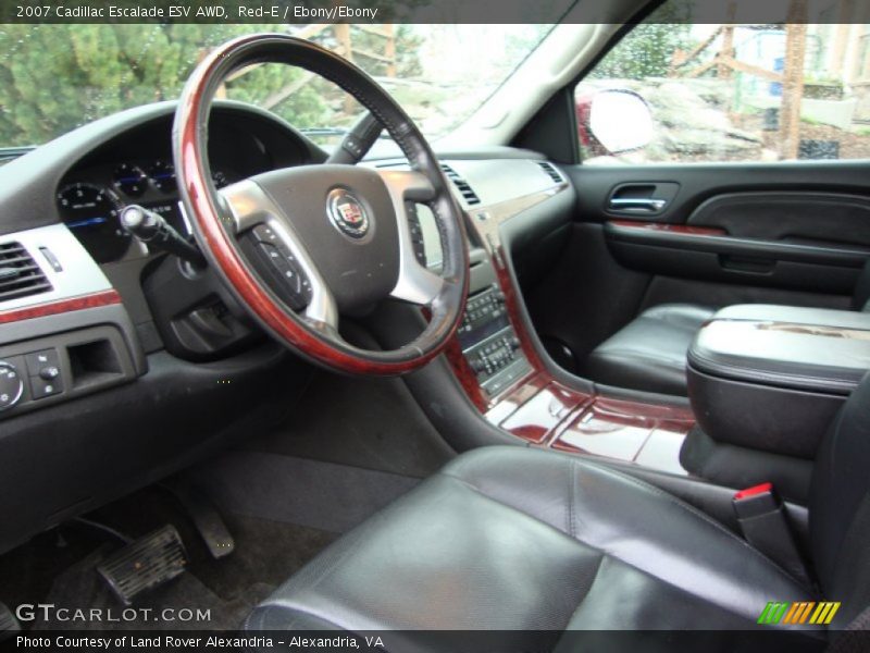 Red-E / Ebony/Ebony 2007 Cadillac Escalade ESV AWD