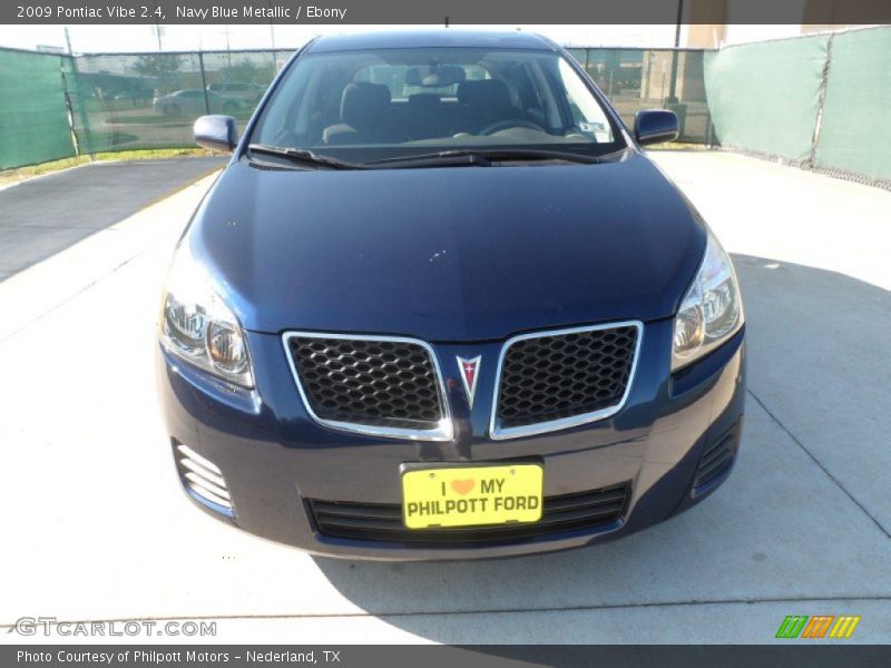 Navy Blue Metallic / Ebony 2009 Pontiac Vibe 2.4