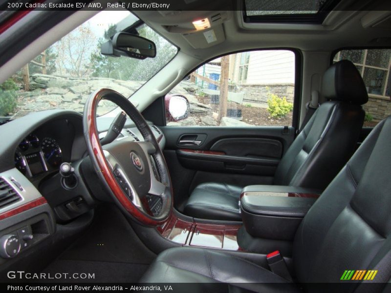 Red-E / Ebony/Ebony 2007 Cadillac Escalade ESV AWD