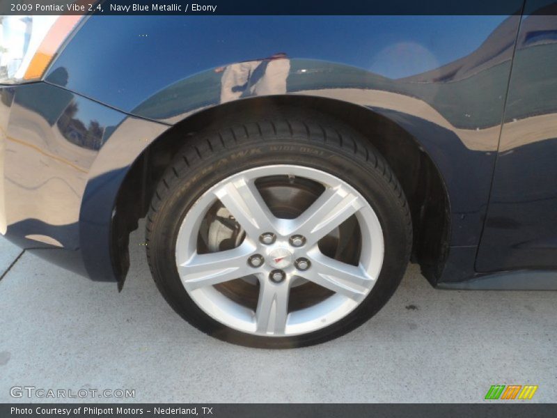 Navy Blue Metallic / Ebony 2009 Pontiac Vibe 2.4