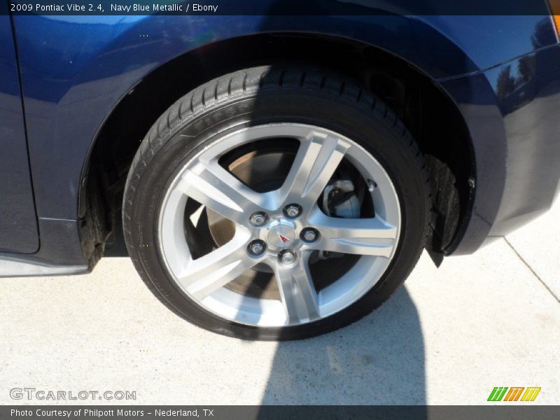 Navy Blue Metallic / Ebony 2009 Pontiac Vibe 2.4