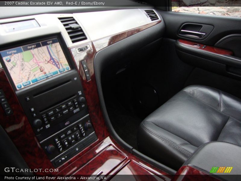 Red-E / Ebony/Ebony 2007 Cadillac Escalade ESV AWD