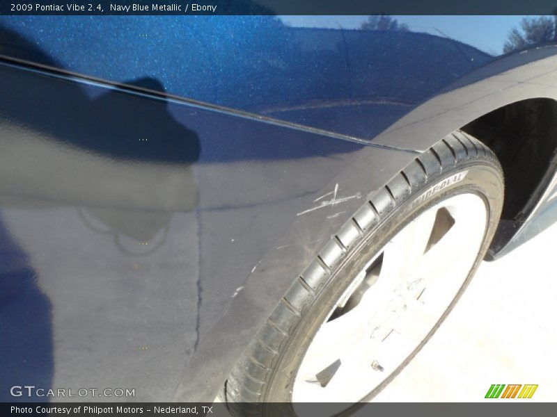 Navy Blue Metallic / Ebony 2009 Pontiac Vibe 2.4