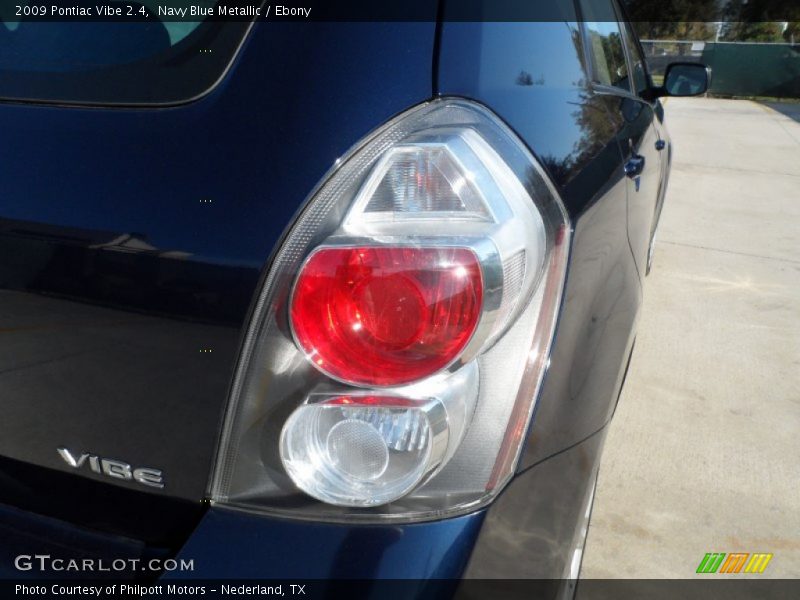 Navy Blue Metallic / Ebony 2009 Pontiac Vibe 2.4