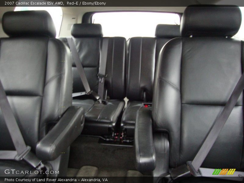 Red-E / Ebony/Ebony 2007 Cadillac Escalade ESV AWD