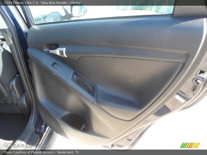 Navy Blue Metallic / Ebony 2009 Pontiac Vibe 2.4