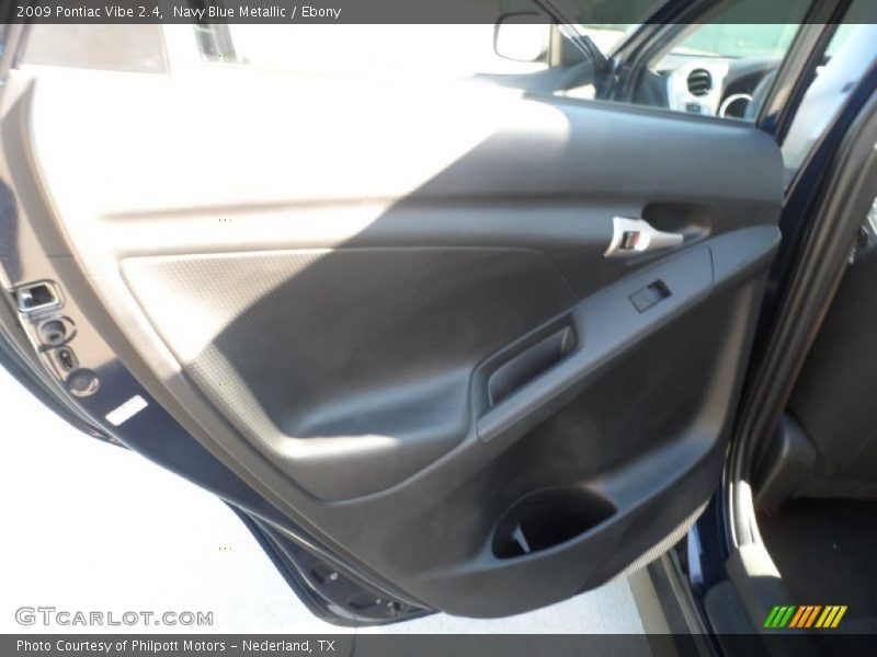 Navy Blue Metallic / Ebony 2009 Pontiac Vibe 2.4
